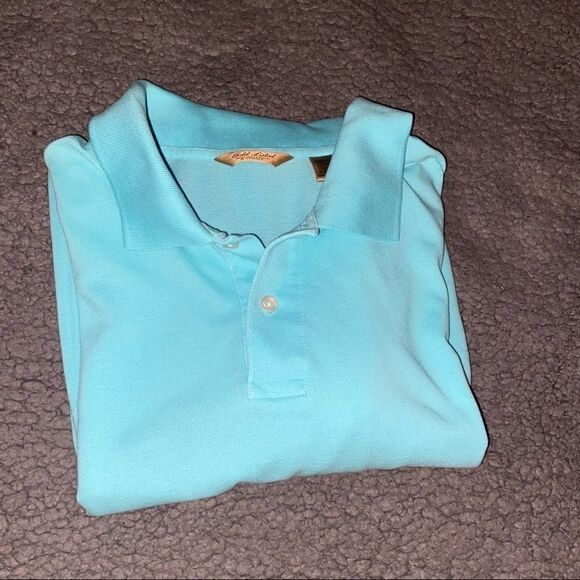 Gold Label Roundtree & Yorke Baby Blue Shirt XXL - Picture 4 of 5